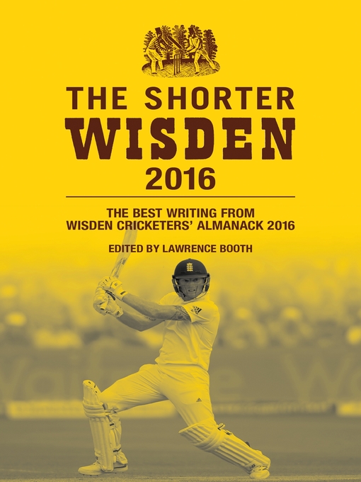 Cover image for The Shorter Wisden 2016